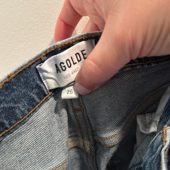 Agolde Riley High-rise Straight Crop Jeans 26 - Picture 6 of 10
